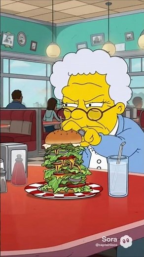Where's the beef? #simpsons #funny #ai #shorts #cartoon #comedy #animation #foodie #rage