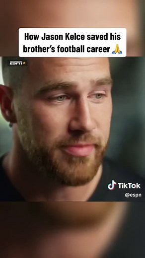 #JasonKelce helped Travis get a second chance in football ❤️ #traviskelce #football #nfl #disney100
