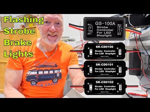 Aftermarked Strobe Flashing Brake light modules from Aliexpress