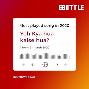 Wondering where the entire year has gone by? That's the #Wrapped2020 mood for you! Enjoy the last few breezes with some spirited swigs and make way for 2021. #Trending #TopicalPost #Spotify #ByTheBottle #JubileeHills #Hyderabad | By The Bottle | Facebook