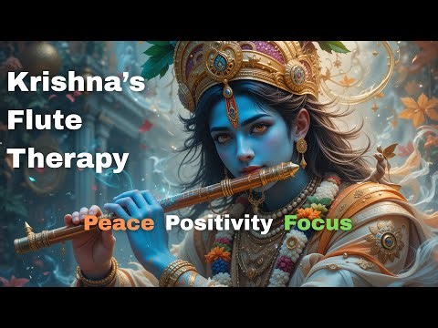 Krishna’s Flute Therapy 🌸 Peace, Positivity & Focus | Healing Flute Music
