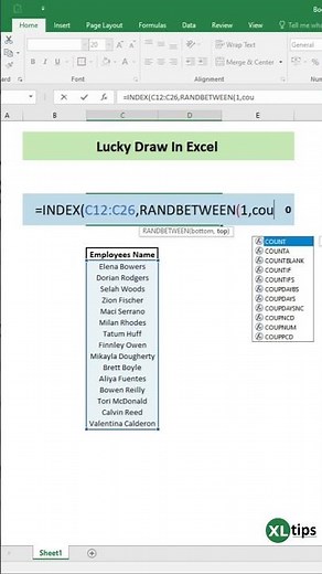 How to Create Lucky Draw in Excel | Easy Random Winner Picker!