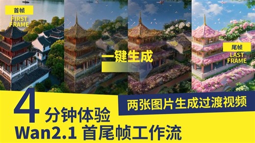 Wan2.1首尾帧工作流体验