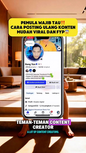 Cara posting ulang konten,mudah banget,viral dan fyp😱‼️ #edukasi #tipsandtricks #tutorial #postinganfyp Bang Yon | Bang Yon
