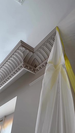 Gypsum cornice border design work | AlKarim Ceiling Pvt Ltd.