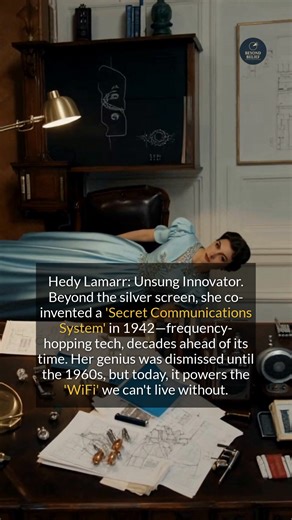 3.6K views · 25 reactions | The incredible story of Hedy Lamarr, the Hollywood star who helped invent a foundational technology that inspired modern wireless communication. #history #didyouknow #wifi #invention | Beyond Belief | Facebook