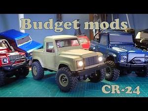 1/24 Defender Budget Upgrades (Hobby Plus CR-24, Amewi AMXRock AM24, RGT Outback Mini 2.0)