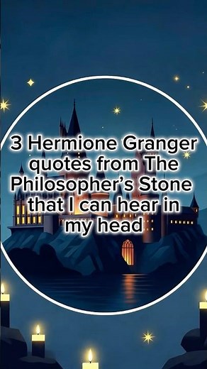 3 iconic Hermione Granger quotes from The Philosopher’s Stone #harrypotter