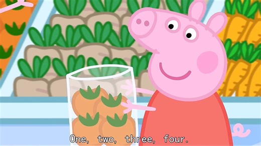 小猪佩奇 Shopping 配音素材 英语视频配音素材