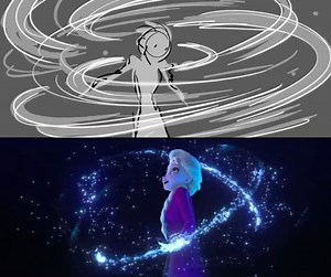 16K views · 338 reactions | Just another queen appreciation post  From storyboard sketches to final film, check out how this iconic scene was brought to life! Enjoy Frozen and Frozen II on Disney+ this Bank Holiday weekend  | Disney | Facebook