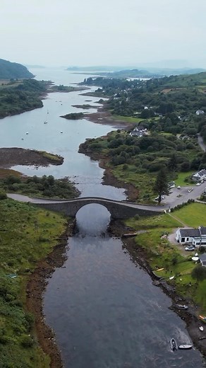 Hidden Scotland | Clachan Bridge, celebrated as the “Bridge Over the Atlantic,” links the Isle of Seil to mainland Scotland. Created by John Stevenson and... | Instagram