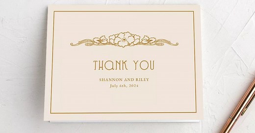 Quick! Before You Grab That Pen: Read Our Guide to Wedding Shower Thank-You Notes