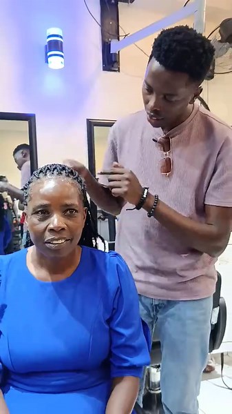 POV: you take your mother-in-law out and she steps out of the salon like a whole Queen 👑✨ Fresh twists by @infinite beauty care kuku choma, fries and non-stop laughs. Best date of the year 🥹🔥 Would you do this for your mother-in-law? #MotherInLawGoals #QueenEnergy #GlowUp #fyp #fyppppppppppppppppppppppp