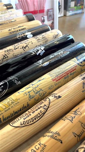 Opening Day Heat ⚾ Signed Bats & Jerseys Are In #baseball #sportsmemorabilia