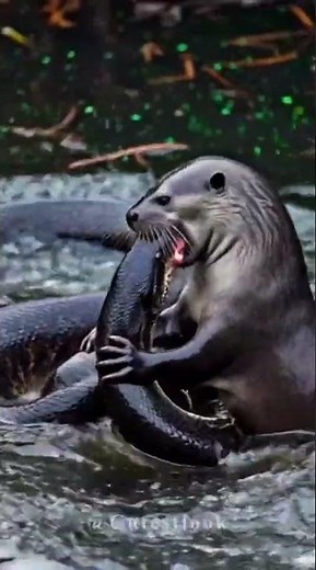 The Cloaca Counter: Giant Otter's Unthinkable Defense Against Anaconda🪱