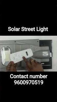 🔥 Solar Street light 🔥