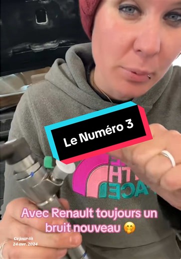 Réparation de l'injecteur n°3 dans un garage