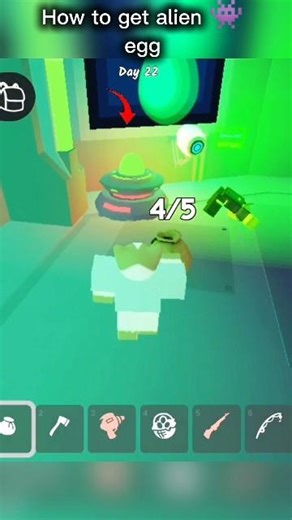 How to get alien 👾 egg#new 99 night update easter 🐰#roblox#shorts