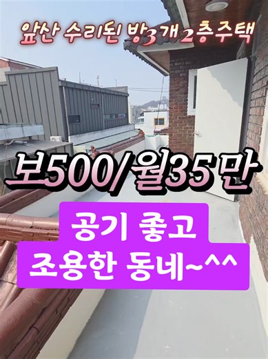 월세35만 방3개 수리된 앞산주택#대구원룸#대구주택#대구빌라#주택월세#빌라월세