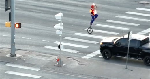 WATCH: Commerce City Police share video of fire-juggling unicyclist, voice concerns
