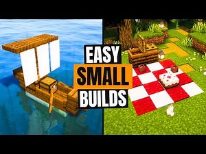 20+ MINI BUILDS for YOUR Minecraft World