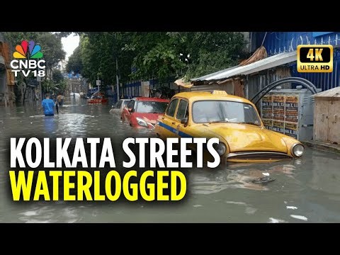 Kolkata News: Heavy Rainfall Leads To Waterlogging In Several Parts Of Kolkata | 4K | N18V