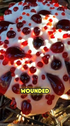 Bleeding Tooth Fungus Looks Like Horror! #BleedingToothFungus #HydnellumPeckii #FungiFacts