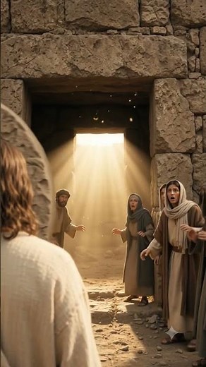 Jesus Raises Lazarus From the Dead 😭✝️ | “Lazarus, Come Out!” | John 11Jesus opening Lazarus tomb