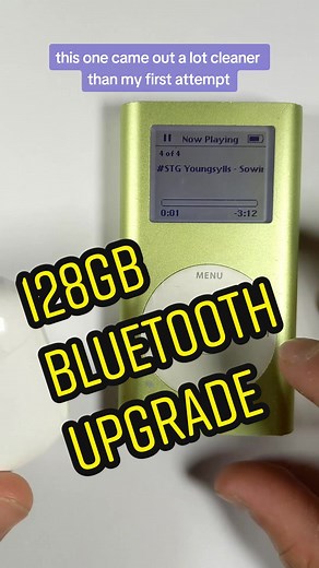 Let's restore this iPod mini. I upgraded the hard drive to 128gb and added Bluetooth. I have a full tutorial for the Bluetooth mod if u want to try it. I have these for sale on my website if you are interested: Partspluspods.com.au #ipod #ipods #apple #ipodclassic #ipodmini #bluetooth #harddrive #upgrade #restore #repair #fix #righttorepair #diyproject #nostalgia #sdcard