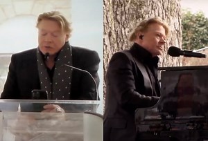 Watch: AXL ROSE Speaks And Performs 'November Rain' At LISA MARIE PRESLEY's Memorial