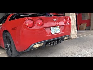 Corvette exhaust muffler delete **Must Watch**