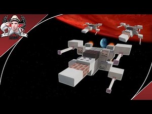 Minecraft: STAR WARS T65 X-Wing | Starfighter Tutorial (1:5 Scale)