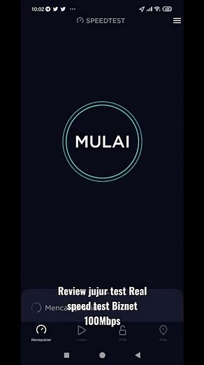 Review Jujur Speedtest Biznet paket yang 100Mbps,, Terima kasih. bantu like dan Subscribe ya 🙏🙏🥺🥺