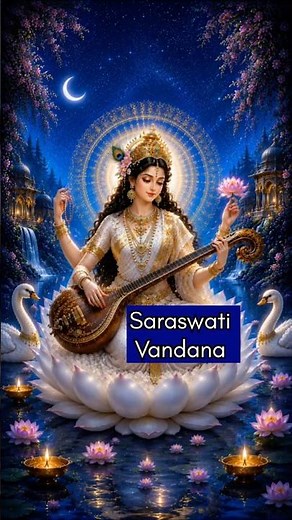 Saraswati Vandana 🙏 | Beautiful Devotional Song for Peace Wisdom and Blessings