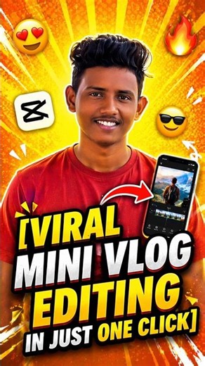 Viral Mini Vlog Editing in One Click 😱 | Easy Reel Editing Trick (2026)