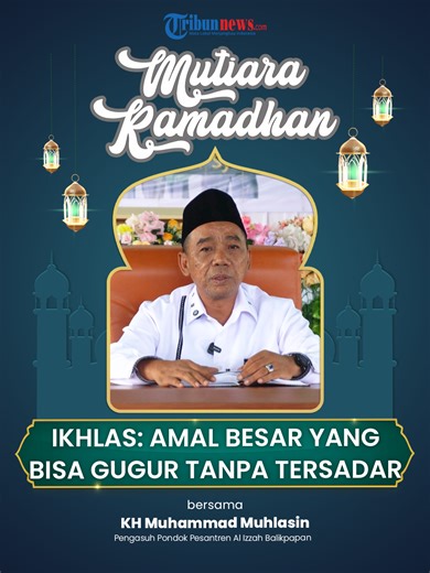 IBADAH puasa di bulan suci Ramadhan merupakan satu madrasah untuk mendidik kita, khususnya kaum muslimin dan muslimat untuk menjadi hamba-hamba Allah SWT yang mukhlasin, yang ikhlas hanya karena Allah SWT. Di dalam Al-Quran, Allah SWT berfirman: Wahai orang-orang yang beriman diwajibkan atas kalian semua untuk beribadah puasa sebagimana orang-orang sebelum kalian agar kalian menjadi orang-orang yang bertakwa. Dari ayat ini, pertama Allah dalam khitabnya yang diperintahkan adalah orang-orang yang