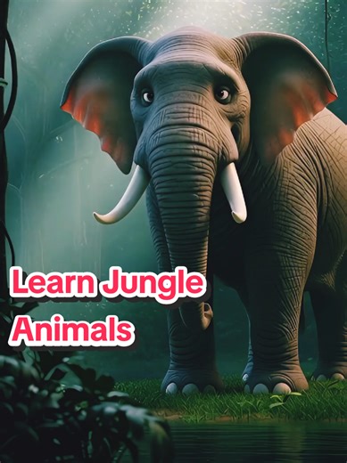 Learn Jungle Animals for Kids: Fun Educational Video