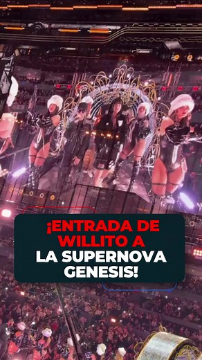 Entrada de Willito en Supernova Genesis: momento épico en el ring