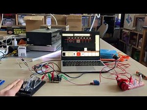 A Morse Code game operated with a telegraph and LED rope lights!