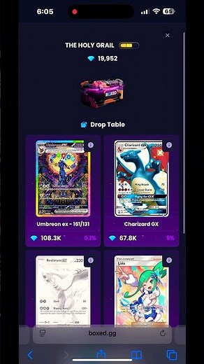 USE MY BOXE IN BOXED.GG FREE UMBREON CHARIZARD AND OTHERS #pokemon #pokemoncards