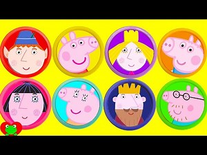 Peppa Pig and Little Kingdom Ben and Holly Play Doh Surprises - Videos For Kids