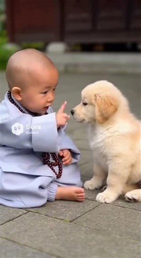 아기동자승이 강아지 훈육ㅋㅋㅋㅋㅋㅋ🤣