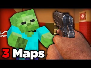 Beating Minecraft Custom Zombies Maps (Black Ops 3)