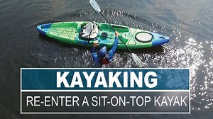 How to re-enter a sit-on-top kayak