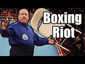 Chair Hits Ref! *Boxing Riot!* Maskaev - Rahman KO