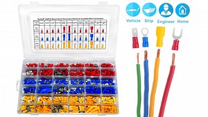 Watch 540Pcs Mixed Quick Disconnect Electrical Wire Connectors on Amazon Live