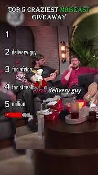 Top 5 Craziest MrBeast Giveaways EVER
