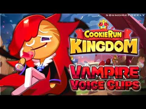 All Vampire Cookie Voice Clips • Cookie Run: Kingdom • Voice Lines • (Jason Kaye) - ENGLISH