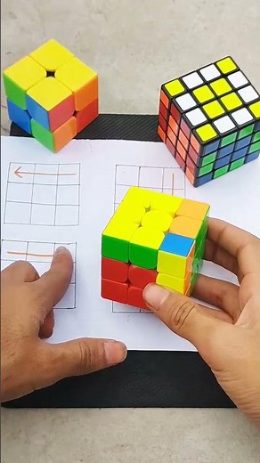 Meow Meow!😺 tutorial Rubik's cube #rubikscube #shortsviral #trending