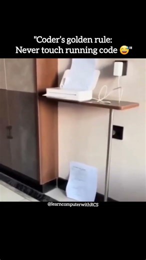 Never touch running Code 😲💻#memes #funny #coding #shorts ‪@LearnComputerWithRCS‬